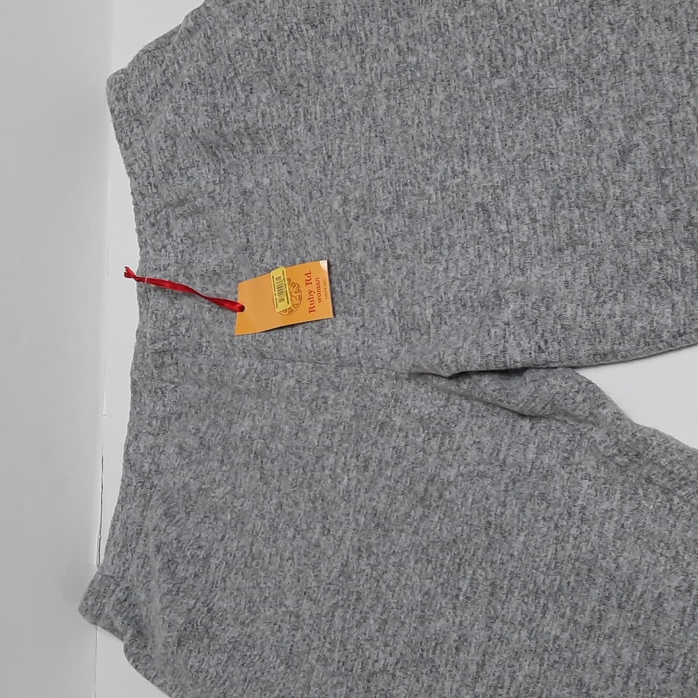 NWT RUBY RD GRAY COMFYAND COZY PAJAMA PANTS SZ 3X